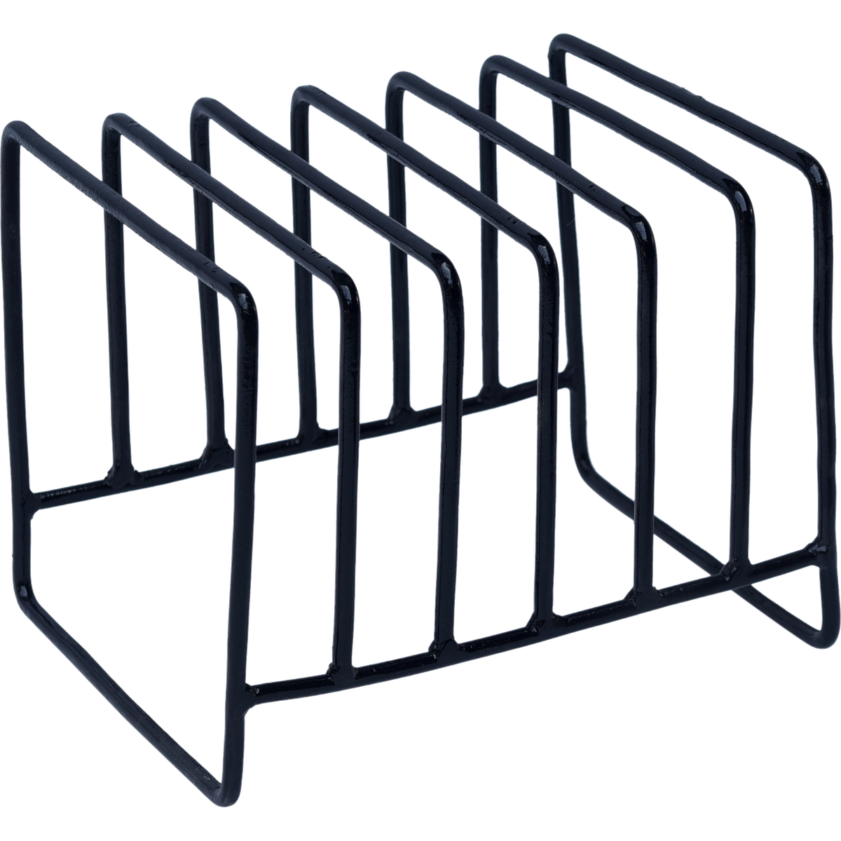 Set of 2 black metal dish rack