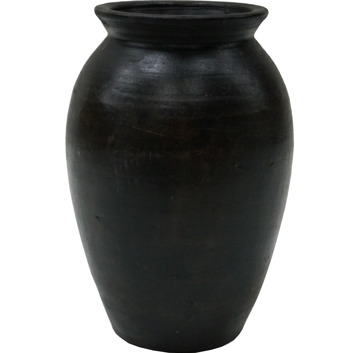 Tall clay vase