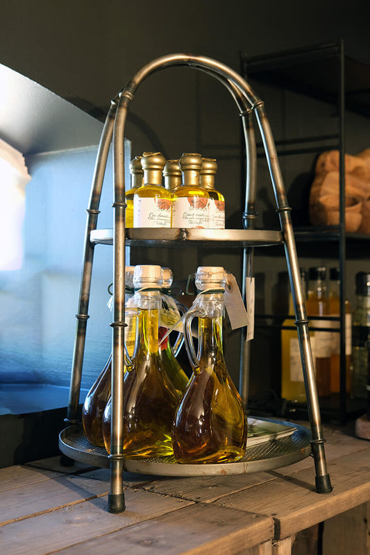 Metal etagere