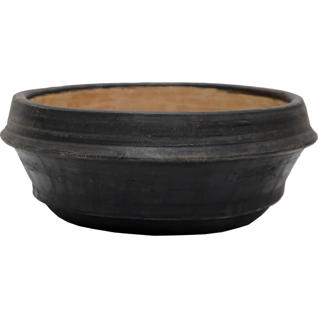 Clay pot flat