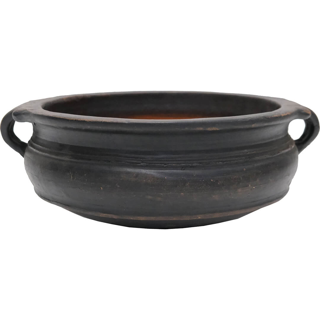 Clay pot with handles S
