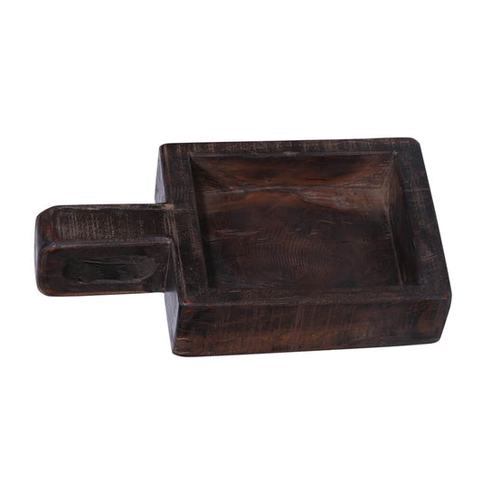 Set of 3 small wooden trays