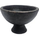 Clay bowl on foot