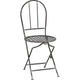 2er-Set Caféstühle aus Metall