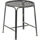 Caféhocker / Beistelltisch aus Metall
