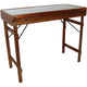 Console table with display case