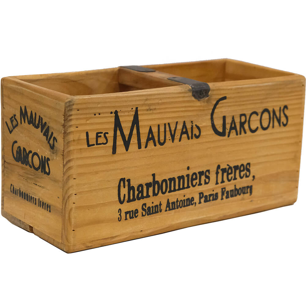 Set of 3 wood boxes