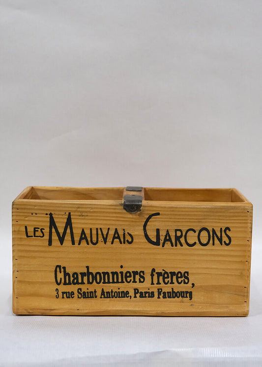 Set of 3 wood boxes